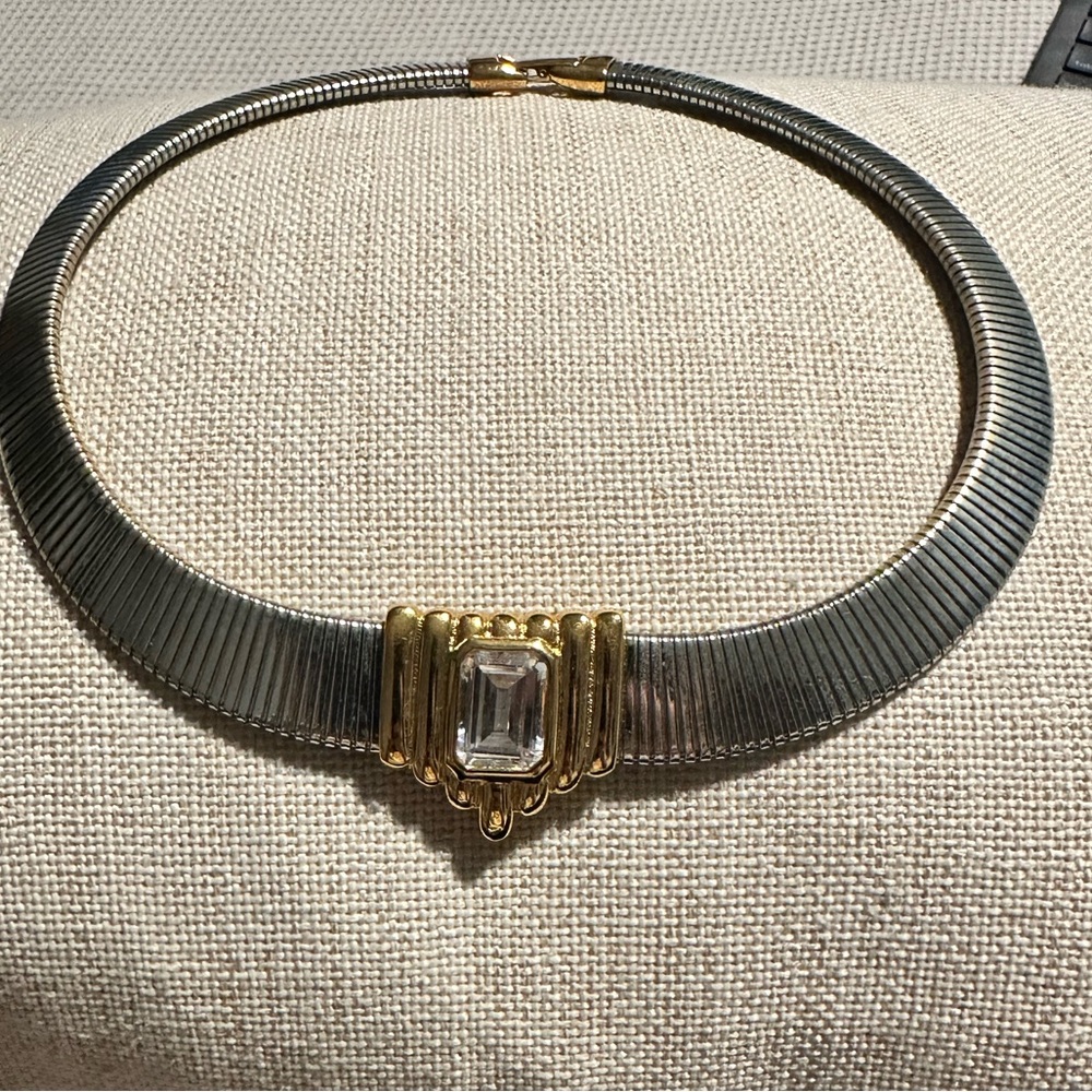Alfred Durante Silver and Gold Necklace